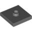Набор LEGO Plate Special 2 x 2 with Groove and Centre Stud, Темный сине-серый