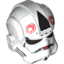 Набор LEGO Minifig Helmet  - Stormtrooper, AT-AT Driver Print, Белый