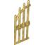 Набор LEGO Gate 1 x 4 x 9 Arched with Bars and Three Studs, Pearl Gold