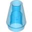 Набор LEGO Cone 1 x 1 [Top Groove], Trans-Dark Blue