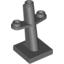 Набор LEGO Boat Mast 2 x 2 x 3 Inclined with Stud on Top and Two Sides, Темный сине-серый