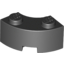Набор LEGO Brick, Round Corner 2 x 2 Macaroni with Stud Notch and Reinforced Underside (New Style), Черный