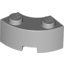 Набор LEGO Brick, Round Corner 2 x 2 Macaroni with Stud Notch and Reinforced Underside (New Style), Светлый сине-серый