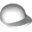 Набор LEGO Minifig Cap Short Curved Peak, Белый