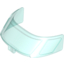 Набор LEGO Glass for Aircraft Fuselage Curved Forward 6 x 10 Top (87613), Trans-Light Blue