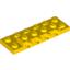 Набор LEGO Plate Special 2 x 6 x 2/3 [Four Studs on Side], Желтый
