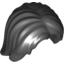 Набор LEGO Minifig Hair Mid-Length Tousled with Center Part, Черный