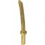 Набор LEGO Minifig Sword Katana [Octagonal Guard], Pearl Gold