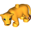 Набор LEGO Duplo Lion Adult Female New Style, Bright Light Orange