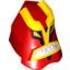 Набор LEGO Large Figure Head Modified Ben 10 Jet Ray with Yellow Brow Print, Красный