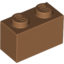 Набор LEGO Brick 1 x 2, Medium Dark Flesh