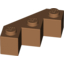 Набор LEGO Facet 3 x 3, Medium Dark Flesh