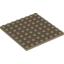 Набор LEGO Plate 8 x 8, Dark Tan
