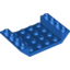 Набор LEGO Slope Inverted 45Г‚В° 6 x 4 Double with 4 x 4 Cutout and 3 Holes, Голубой