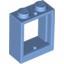 Набор LEGO Window 1 x 2 x 2 Flat Front, Medium Blue