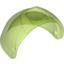 Набор LEGO Minifig Visor [Large with Trapezoid Top], Прозрачный ярко-зеленый