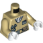 Набор LEGO Torso Hoth Rebel Jacket with White Scarf and Tan Belt Print / Tan Arms / White Hands, Tan