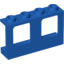 Набор LEGO Window 1 x 4 x 2 Plane, Single Hole Top and Bottom for Glass, Голубой