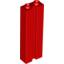 Набор LEGO Brick Special 1 x 2 x 5 with Groove, Красный