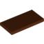 Набор LEGO Tile 2 x 4 with Groove, Красно-коричневый