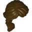 Набор LEGO Minifig Hair Ponytail Long French Braided, Темно-коричневый
