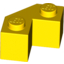 Набор LEGO Facet 2 x 2, Желтый