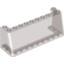 Набор LEGO Windscreen 3 x 10 x 3, Прозрачный черный