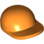 Набор LEGO Minifig Cap Short Curved Peak, Оранжевый