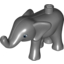 Набор LEGO Duplo Elephant Baby Walking, Темный сине-серый