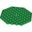 Набор LEGO Plate Special 10 x 10 Octagonal with Hole, Зеленый