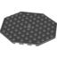 Набор LEGO Plate Special 10 x 10 Octagonal with Hole, Темный сине-серый
