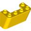 Набор LEGO Windscreen 2 x 4 x 2 Inverted, Желтый