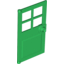 Набор LEGO Door 1 x 4 x 6 with 4 Panes and Stud Handle, Зеленый