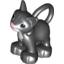 Набор LEGO Duplo Kitten Solid with White Chest and Mouth Print, Черный