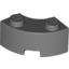 Набор LEGO Brick, Round Corner 2 x 2 Macaroni with Stud Notch and Reinforced Underside (New Style), Темный сине-серый