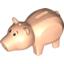 Набор LEGO Pig Body with Coin Plug Hole and Hole for Hat, with Eyes Print, Light Flesh