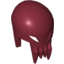 Набор LEGO Minifig Helmet Alien Skull with Fangs, Темно-красный