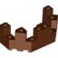 Набор LEGO Castle Turret Top 4 x 8 x 2 1/3, Красно-коричневый