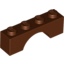 Набор LEGO Brick Arch 1 x 4, Красно-коричневый
