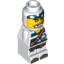 Набор LEGO Microfig Pirate Plank Pirate White, Белый