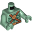 Набор LEGO Torso Alien with Muscles Outline, Scales, Belts and Medallion Print / Sand Green Arms / Sand Green Hands, Sand Green
