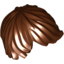 Набор LEGO Minifig Hair - Tousled with Side Part, Красно-коричневый