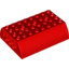 Набор LEGO Slope Curved 8 x 6 x 2 Double, Красный