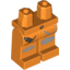 Набор LEGO Legs and Hips with Button on Hips, File in Pocket and '245633' Print, Оранжевый