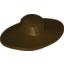 Набор LEGO Minifig Hat, Very Wide Brim, Темно-коричневый