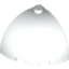 Набор LEGO Brick Round Corner 3 x 3 x 2 Dome Top, Белый