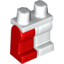 Набор LEGO Hips and 1 White Left Leg, 1 Red Right Leg, Белый