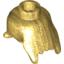 Набор LEGO Minifig Head Modified Jagged Bottom Edge, Pearl Gold