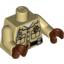 Набор LEGO Torso Shirt Button Down with Pockets, Radio, Badge and Belt Print / Tan Arms / Reddish Brown Hands, Tan