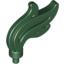 Набор LEGO Minifig Feather / Plume Triple Point, Темно-зеленый